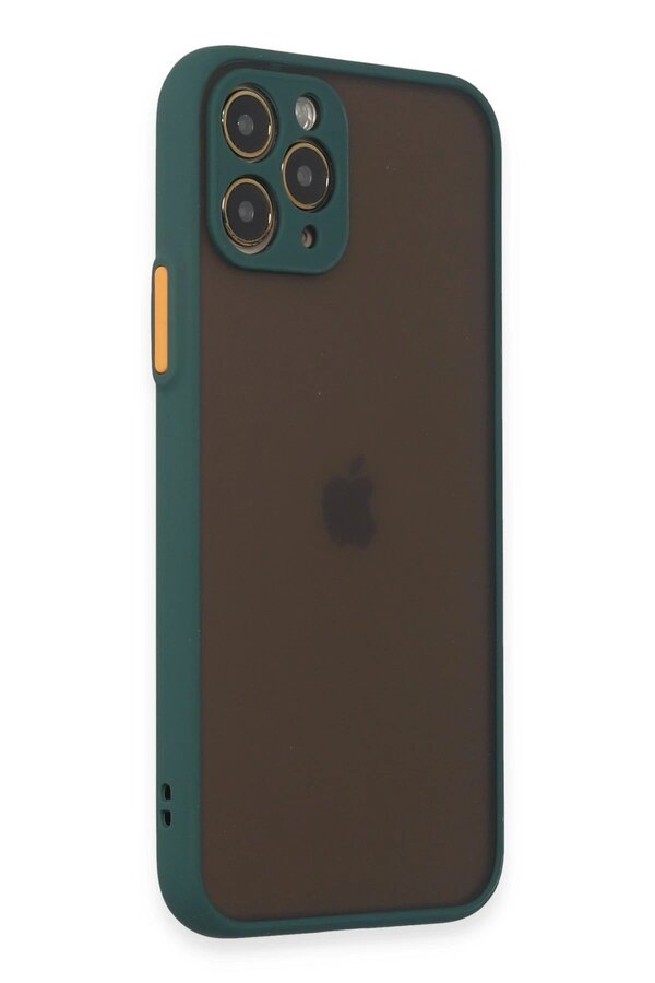 İphone 11 Pro Kılıf Montreal Si̇li̇kon Kapak - Yeşi̇l - Dropx1776-3833