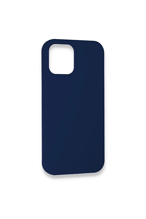 İphone 12 Pro Kılıf Lansman Legant Si̇li̇kon - Laci̇vert - Dropx2053-1765