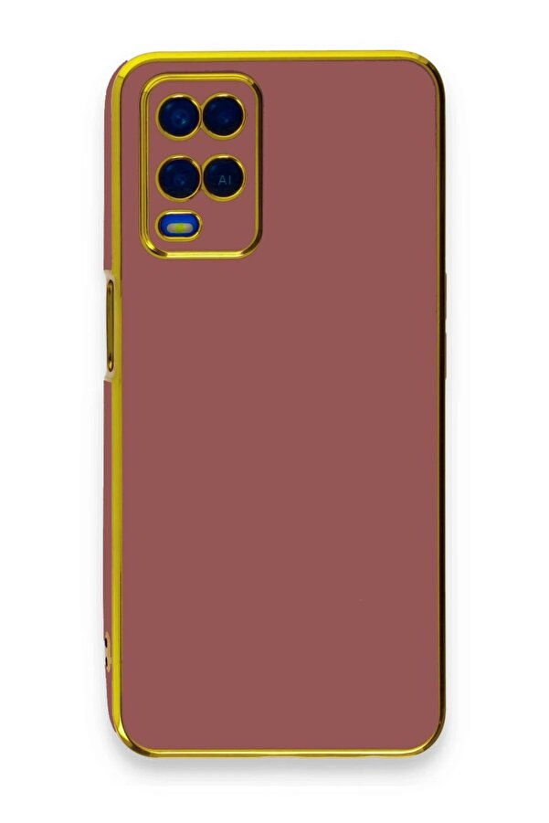 Oppo A54 4G Kılıf Volet Si̇li̇kon - Kırmızı - Dropx8810-1316