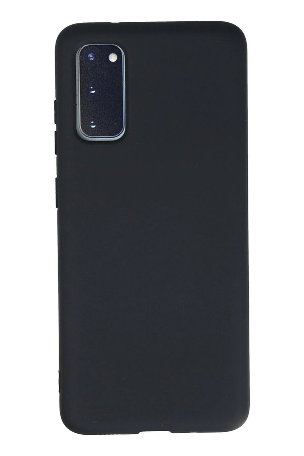 CepteToptan Samsung Galaxy S20 Kılıf Nano içi Kadife Silikon - Lacivert - DROPX5797-4649