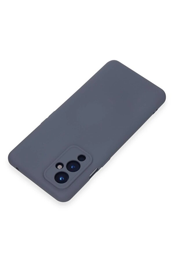 One Plus 9 Kılıf Nano İçi̇ Kadi̇fe Si̇li̇kon - Gri̇ - Dropx4872-9612