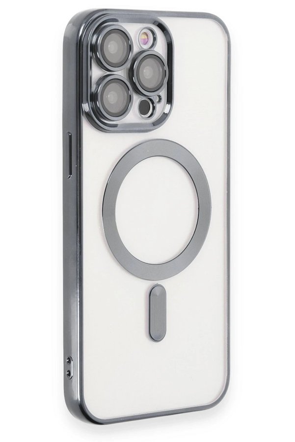 İphone 15 Pro Max Kılıf Kross Magneti̇csafe Kapak - Ti̇tan Gri̇ - Dropx1821-4019