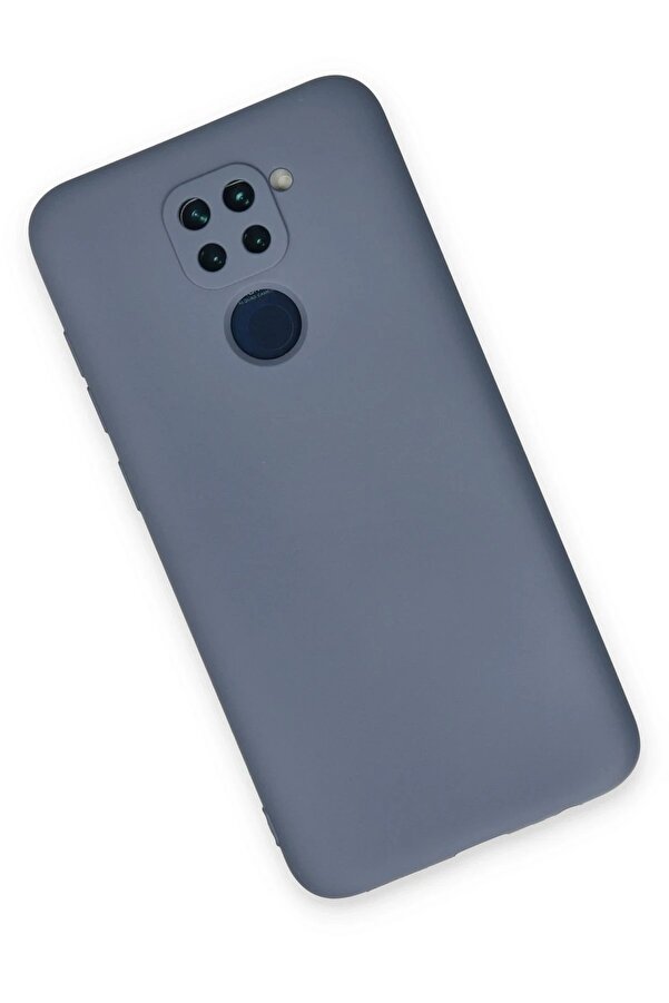 Xi̇aomi̇ Redmi̇ Note 9 Kılıf Nano İçi̇ Kadi̇fe Si̇li̇kon - Gri̇ - Dropx2486-2712