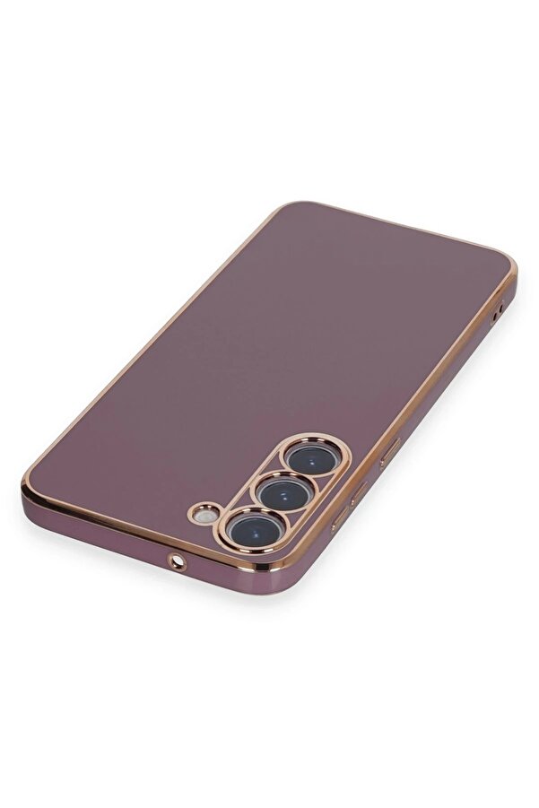 Samsung Galaxy S23 Plus Kılıf Volet Si̇li̇kon - Mor - Dropx1869-9703