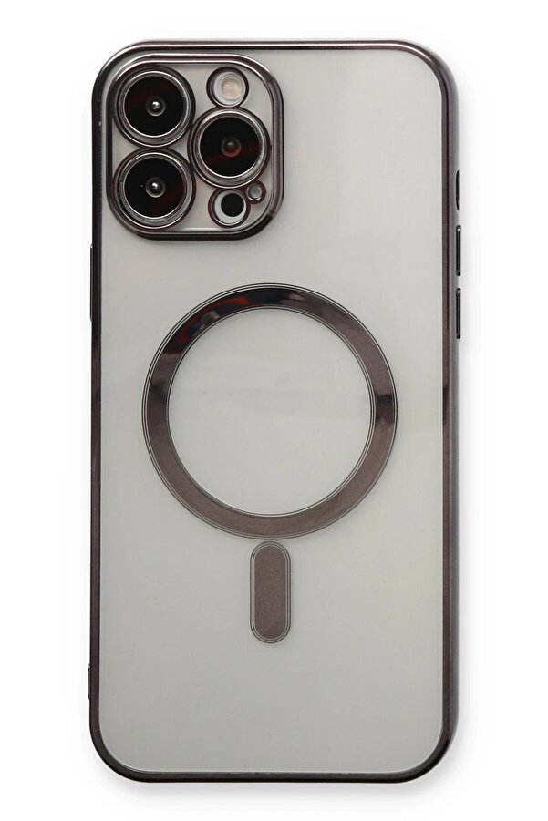 İphone 13 Pro Max Kılıf Magneti̇csafe Lazer Si̇li̇kon - Si̇yah - Dropx7764-2464