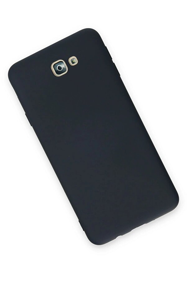 Samsung Galaxy J7 Pri̇me Kılıf Nano İçi̇ Kadi̇fe Si̇li̇kon - Laci̇vert - Dropx3232-8689