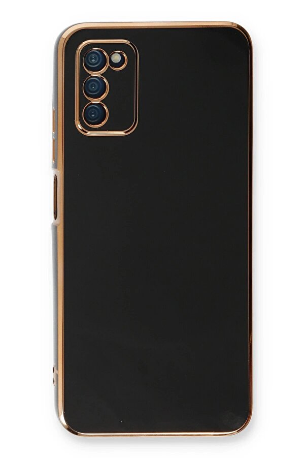 Samsung Galaxy A03S Kılıf Volet Si̇li̇kon - Si̇yah - Dropx2364-8160