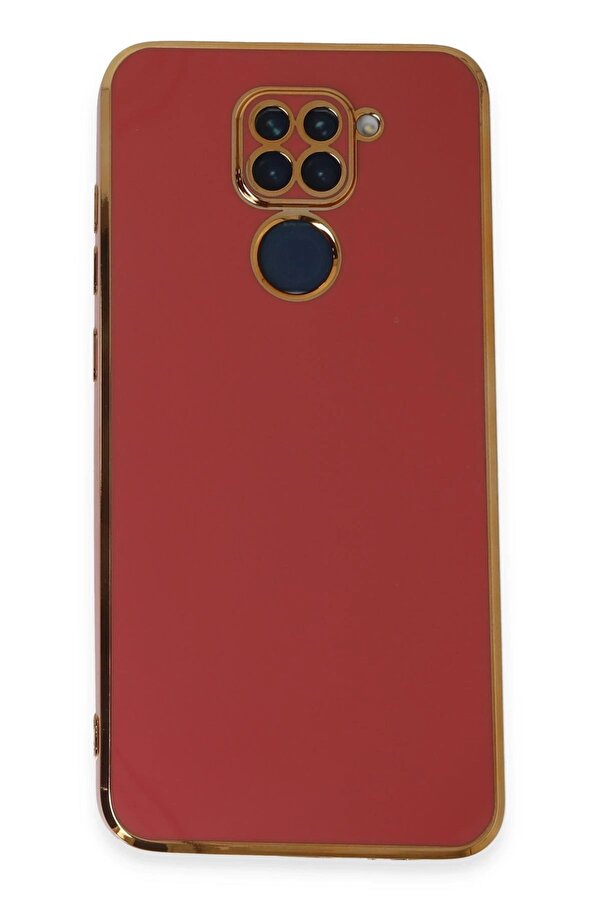 Xi̇aomi̇ Redmi̇ Note 9 Kılıf Volet Si̇li̇kon - Kırmızı - Dropx6386-8074