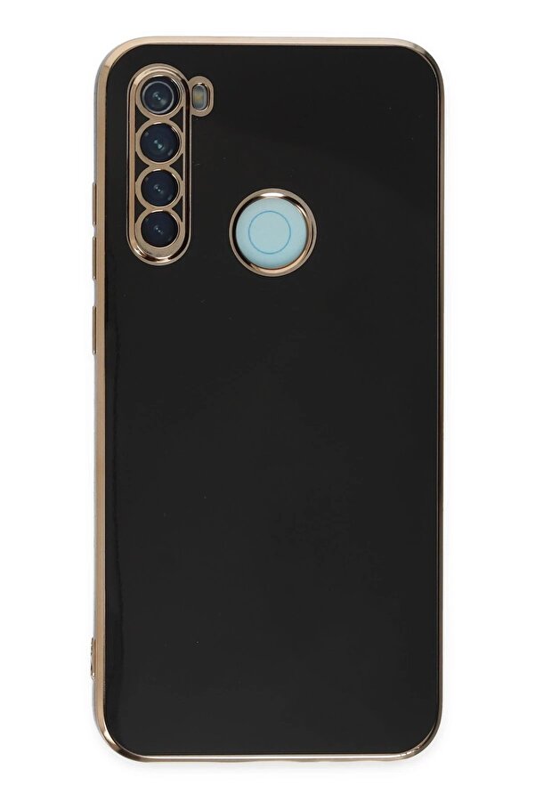 Xi̇aomi̇ Redmi̇ Note 8 Kılıf Volet Si̇li̇kon - Si̇yah - Dropx4412-5412