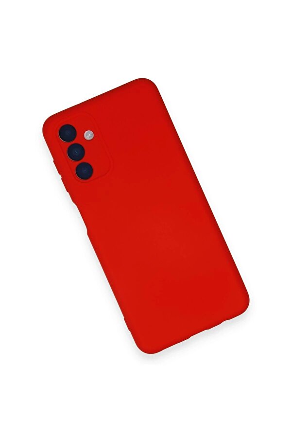 Samsung Galaxy A14 4G Kılıf Nano İçi̇ Kadi̇fe Si̇li̇kon - Kırmızı - Dropx9958-7832