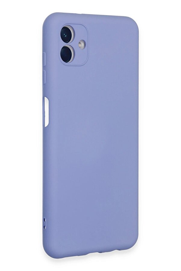 Samsung Galaxy A04E Kılıf Nano İçi̇ Kadi̇fe Si̇li̇kon - Li̇la - Dropx3175-5436