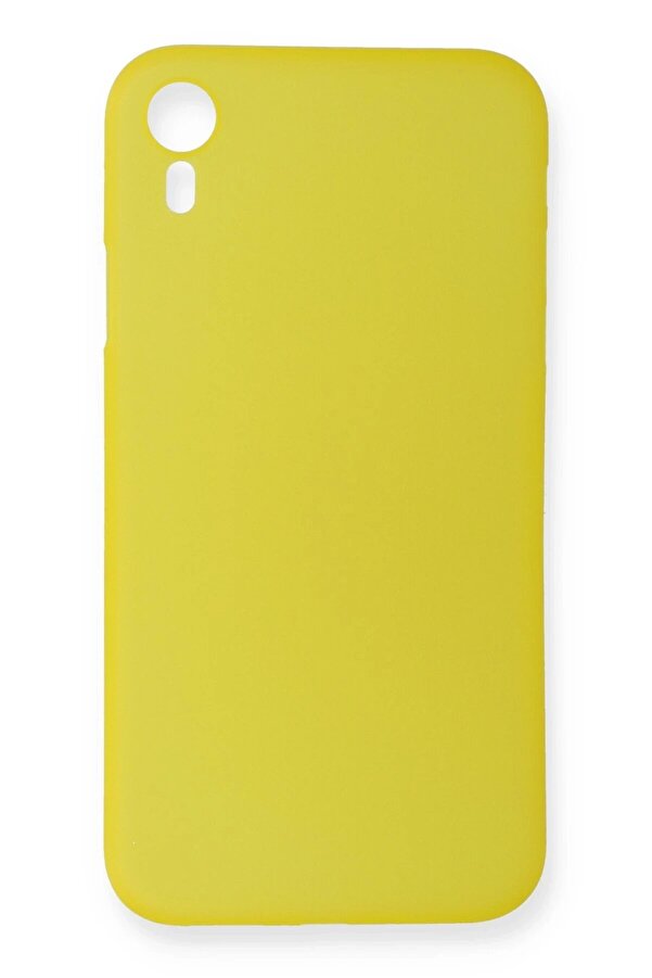 İphone Xr Kılıf Pp Ultra İnce Kapak - Sarı - Dropx7831-2963