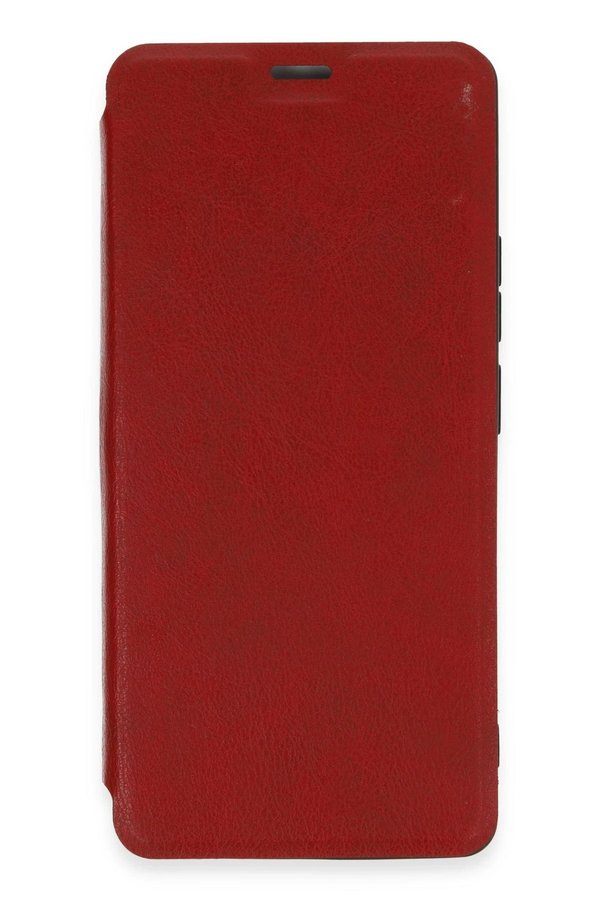 Xi̇aomi̇ Redmi̇ Note 13 Pro 4G Kılıf Fli̇p Cover - Kırmızı - Dropx5075-5993