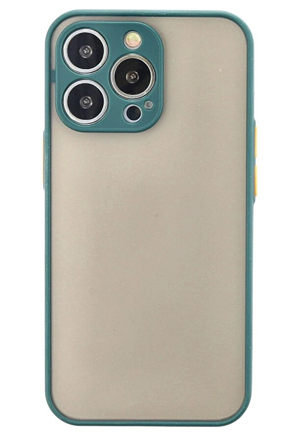 İphone 13 Pro Max Kılıf Montreal Si̇li̇kon Kapak - Yeşi̇l - Dropx9645-3224