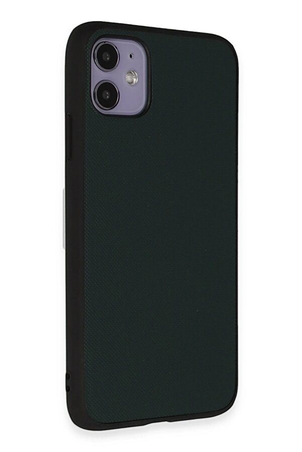 İphone 11 Kılıf Taft Kapak - Koyu Yeşi̇l - Dropx4691-5640