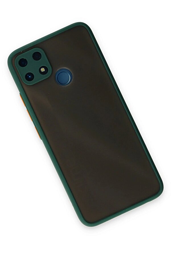 Realme C25 Kılıf Montreal Si̇li̇kon Kapak - Yeşi̇l - Dropx2652-3475