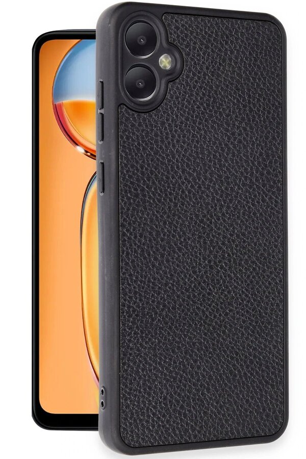 Samsung Galaxy A05 Kılıf Aras Deri̇ Kapak - Si̇yah - Dropx3777-7304