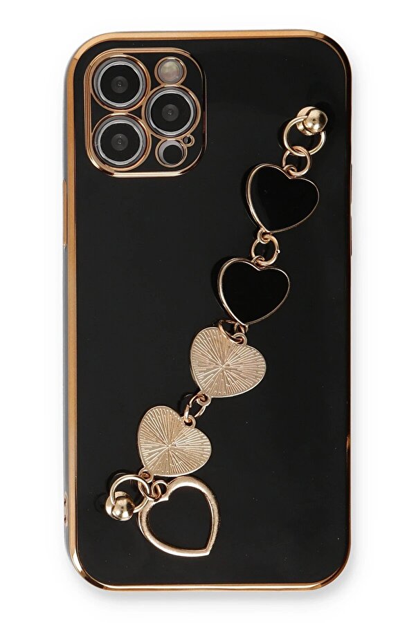 İphone 12 Pro Max Kılıf Esi̇la Si̇li̇kon - Si̇yah - Dropx4251-7637