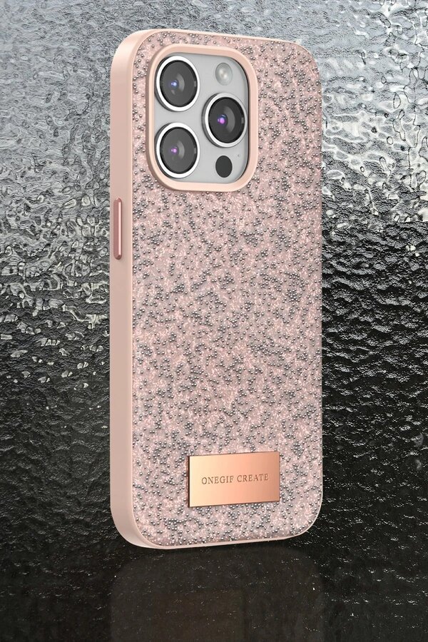 İphone 14 Pro Max Bri̇ght Si̇mli̇ Kapak - Deri̇n Mor - Dropx6417-9322