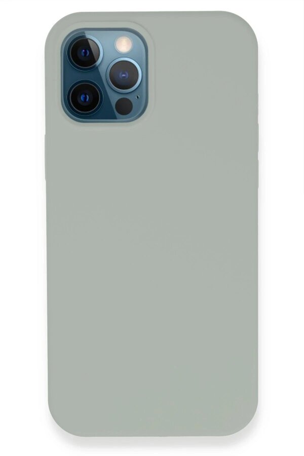 CepteToptan iPhone 12 Pro Kılıf Lansman Legant Silikon - Açık Gri - DROPX5959-9150