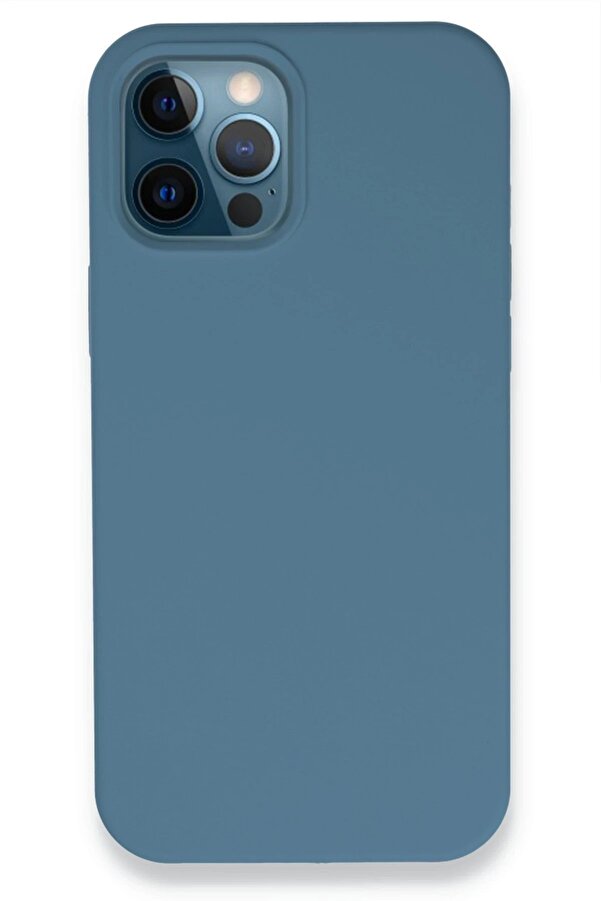 İphone 12 Pro Kılıf Lansman Legant Si̇li̇kon - Açık Mavi̇ - Dropx7535-6848