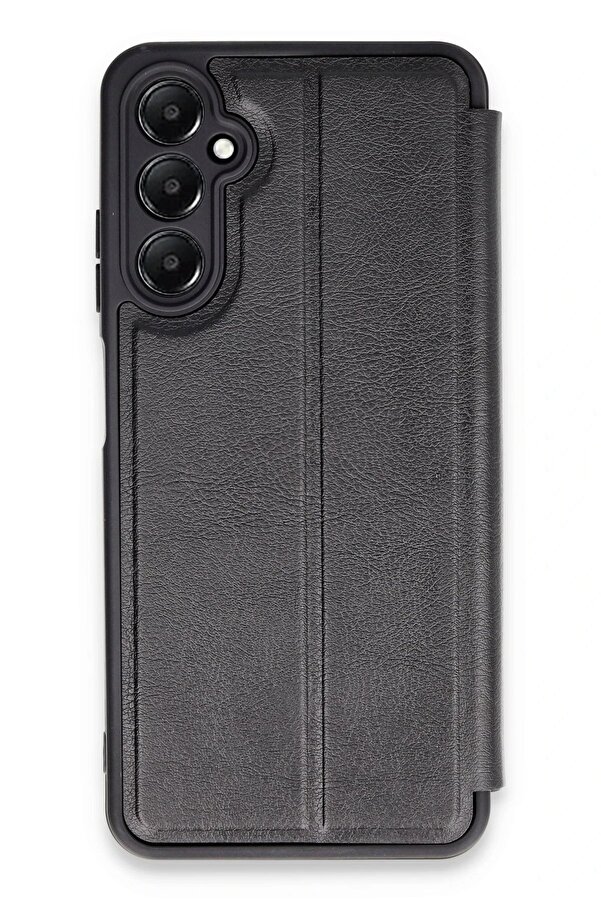 CepteToptan Samsung Galaxy A55 5G Kılıf Flip Cover - Siyah - DROPX3868-8371