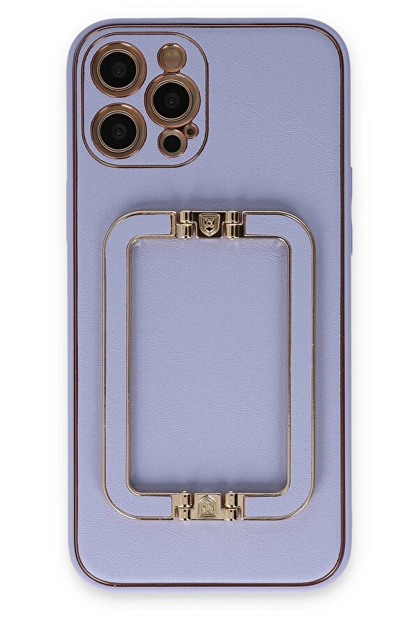 İphone 12 Pro Kılıf Coco Eli̇t Kapak - Li̇la - Dropx3647-5737