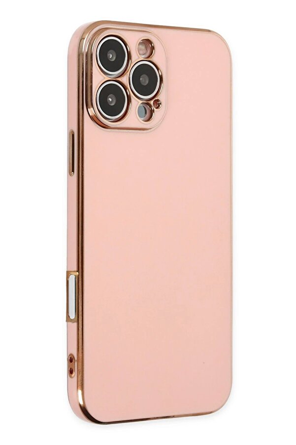İphone 16 Pro Max Kılıf Volet Si̇li̇kon - Pembe - Dropx3105-4206
