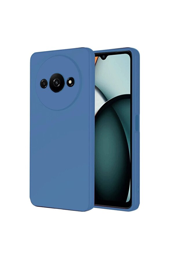 Realme C61 Kılıf Fi̇rst Si̇li̇kon - Mavi̇ - Dropx9848-6909