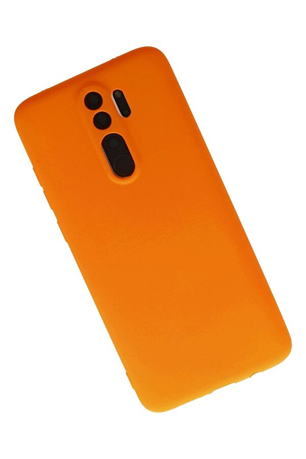 Xi̇aomi̇ Redmi̇ Note 8 Pro Kılıf Fi̇rst Si̇li̇kon - Turuncu - Dropx5029-6276