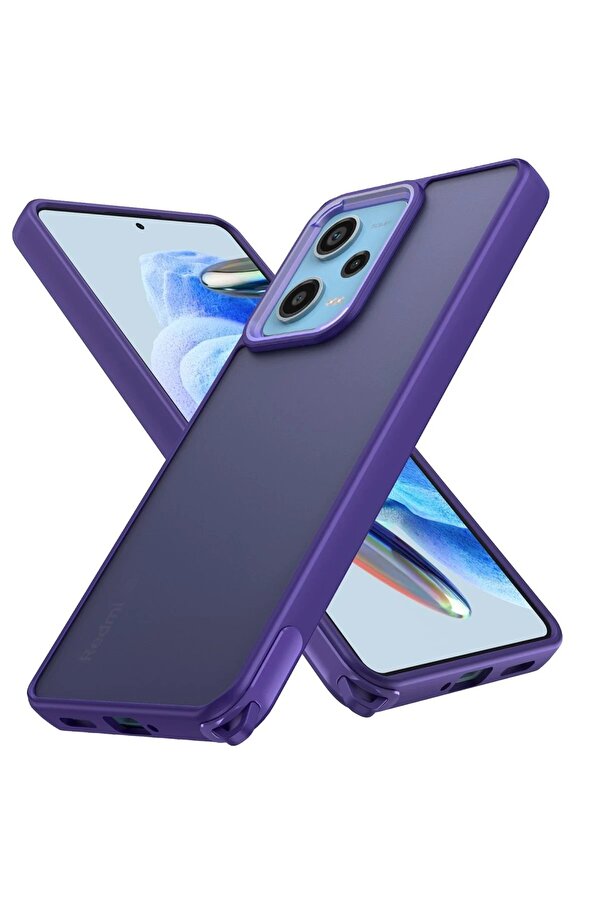 Xi̇aomi̇ Redmi̇ 13 4G Kılıf Elegant Kapak - Deri̇n Mor - Dropx9601-8834