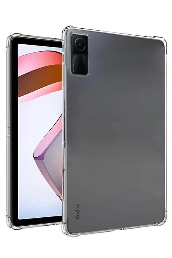Xi̇aomi̇ Redmi̇ Pad Pro 12.1 Kılıf Anti̇ Şeffaf Tablet Si̇li̇kon - Şeffaf - Dropx9296-5190