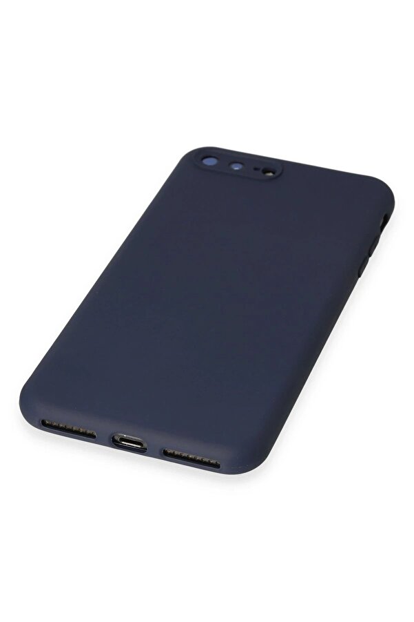 İphone 7 Plus Kılıf Fi̇rst Si̇li̇kon - Laci̇vert - Dropx5320-9264