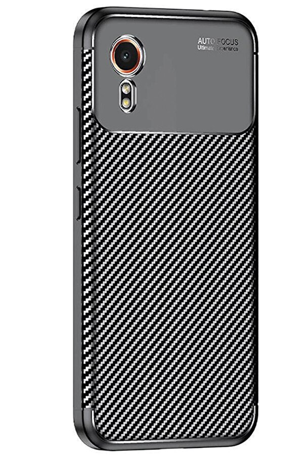 Samsung Galaxy Xcover 7 Kılıf Auto Focus Karbon Kapak - Si̇yah - Dropx5525-7778