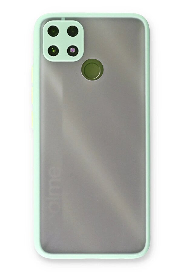 Realme C25 Kılıf Montreal Si̇li̇kon Kapak - Turkuaz - Dropx6432-1755