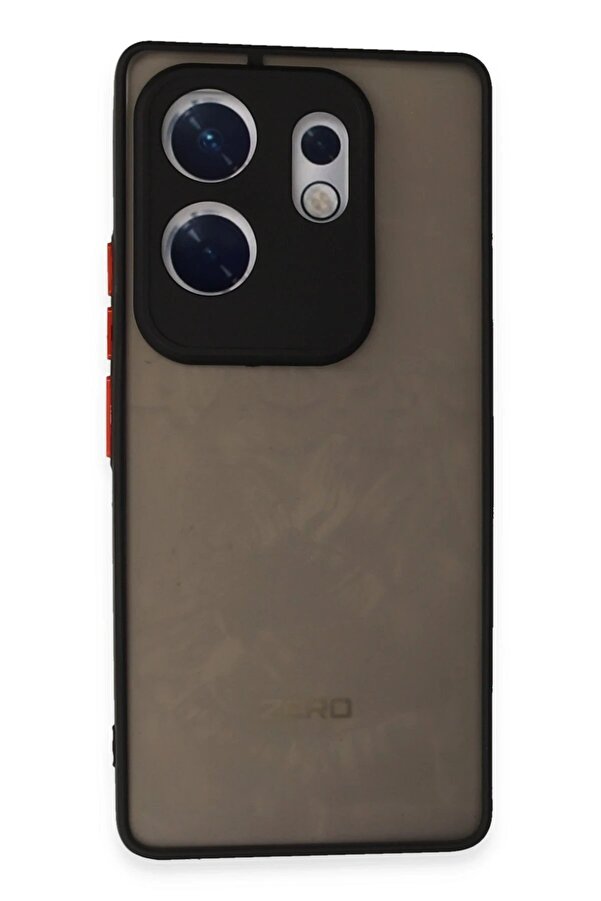 İnfi̇ni̇x Zero 30 4G Kılıf Montreal Si̇li̇kon Kapak - Si̇yah - Dropx8781-5673