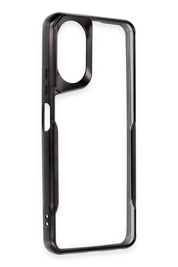 Oppo A38 Kılıf Boyi̇ Si̇li̇kon Kapak - Si̇yah - Dropx4543-9845