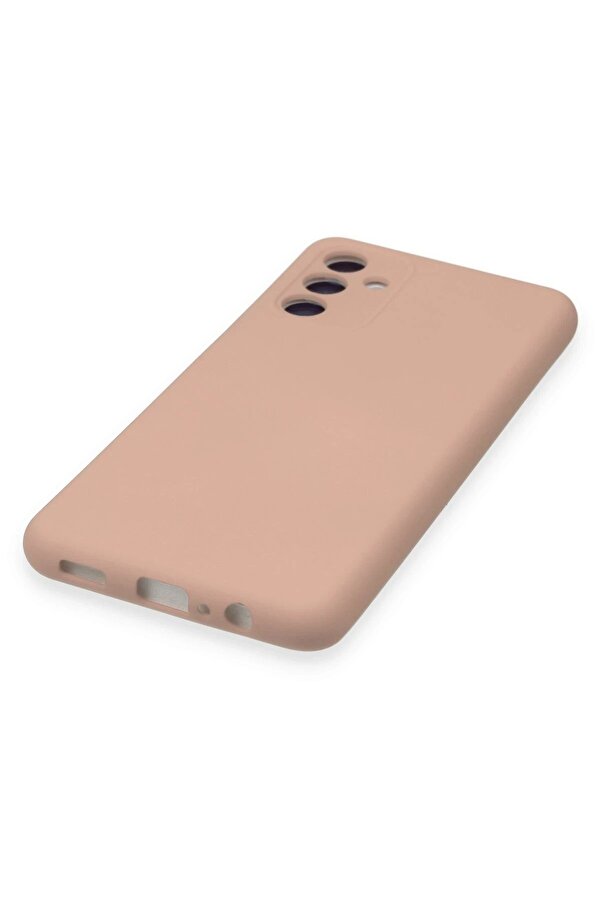 Samsung Galaxy A14 4G Kılıf Nano İçi̇ Kadi̇fe Si̇li̇kon - Pudra - Dropx9795-4669