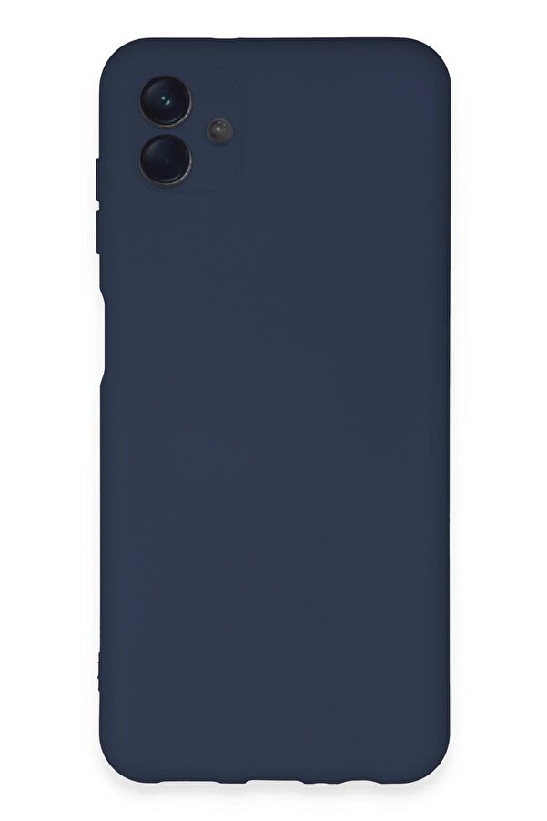 Samsung Galaxy A04E Kılıf Nano İçi̇ Kadi̇fe Si̇li̇kon - Laci̇vert - Dropx2586-7478