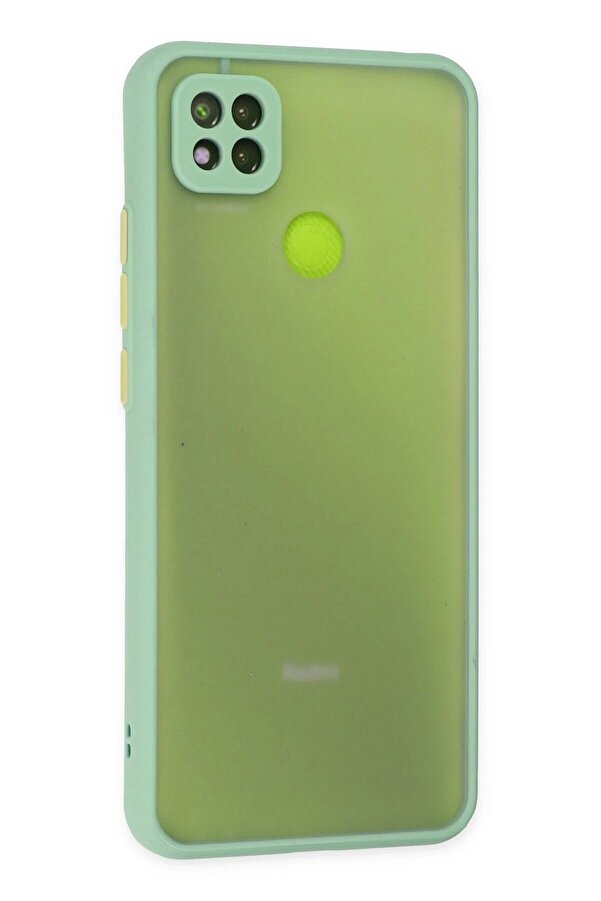 Xi̇aomi̇ Redmi̇ 9C Kılıf Montreal Si̇li̇kon Kapak - Turkuaz - Dropx5362-9251