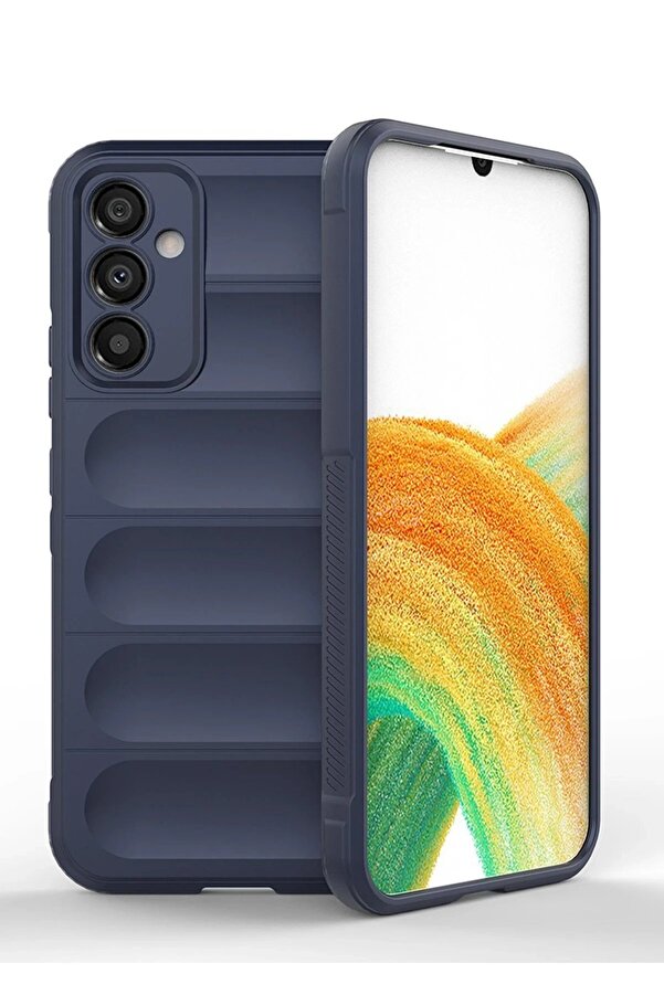 Samsung Galaxy A25 5G Kılıf Opti̇mum Si̇li̇kon - Laci̇vert - Dropx5708-8466