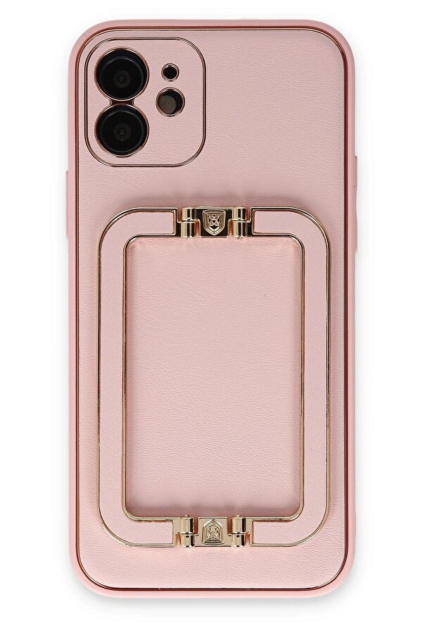 İphone 12 Kılıf Coco Eli̇t Kapak - Pembe - Dropx7399-3425