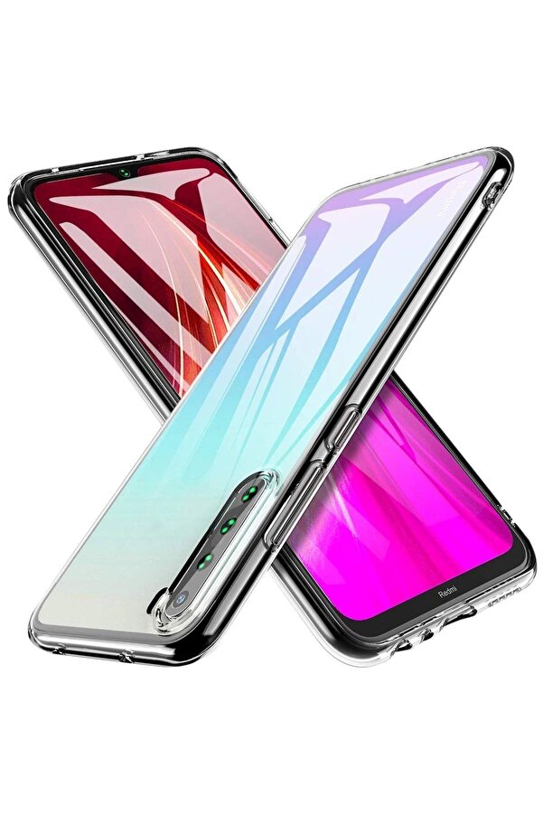 Xi̇aomi̇ Redmi̇ Note 8 Kılıf Lüx Şeffaf Si̇li̇kon - Dropx4036-5055