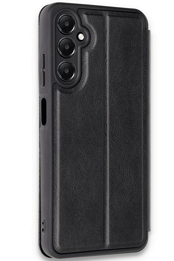 Samsung Galaxy A35 5G Kılıf Fli̇p Cover - Si̇yah - Dropx7577-8305