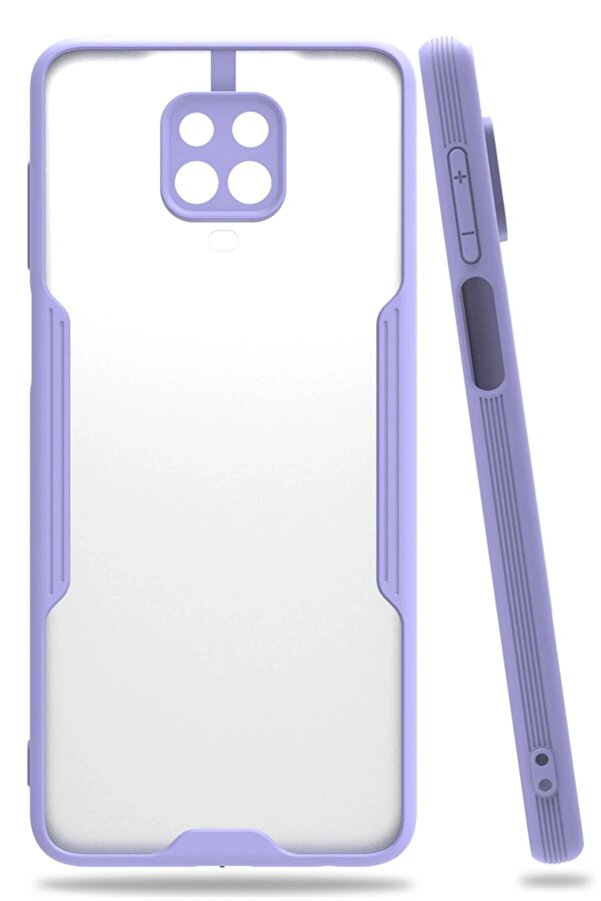Xi̇aomi̇ Redmi̇ Note 9S Kılıf Plati̇n Si̇li̇kon - Li̇la - Dropx5698-2815