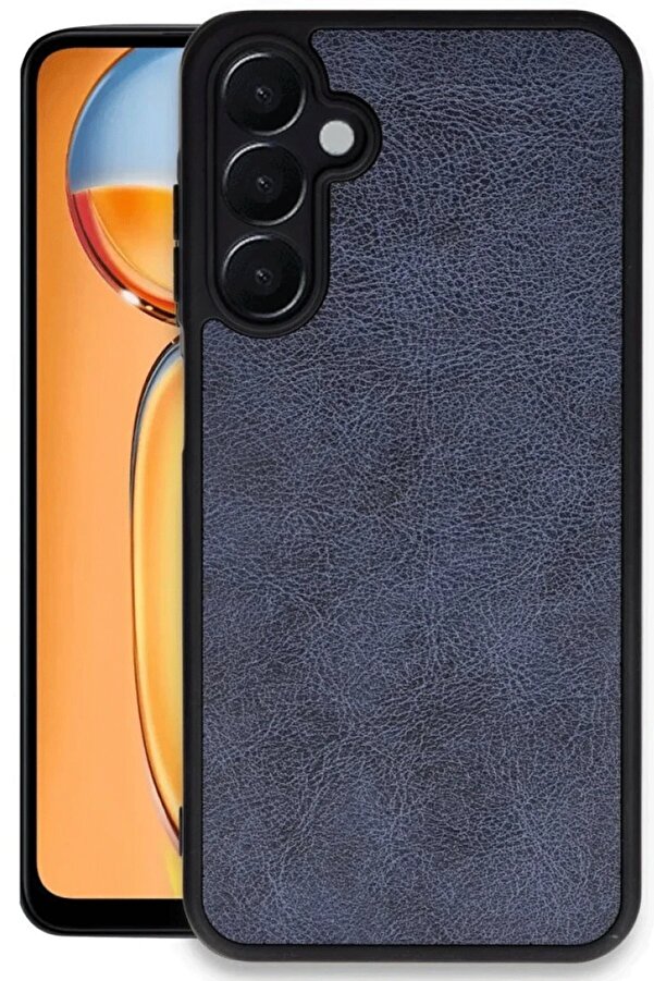 Samsung Galaxy S24 Fe Kılıf Aras Deri̇ Kapak - Laci̇vert - Dropx6638-1936