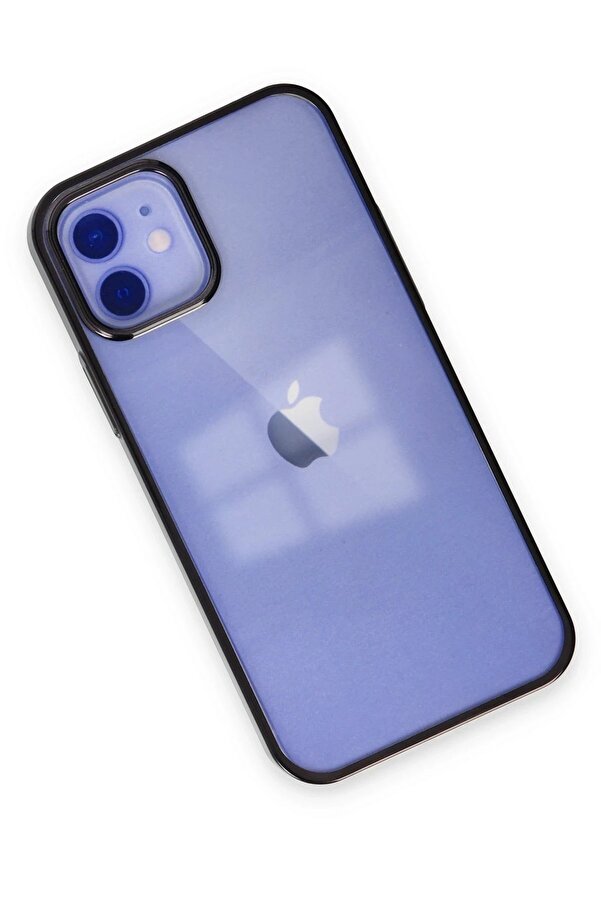 İphone 12 Kılıf Element Si̇li̇kon - Si̇yah - Dropx7475-1977