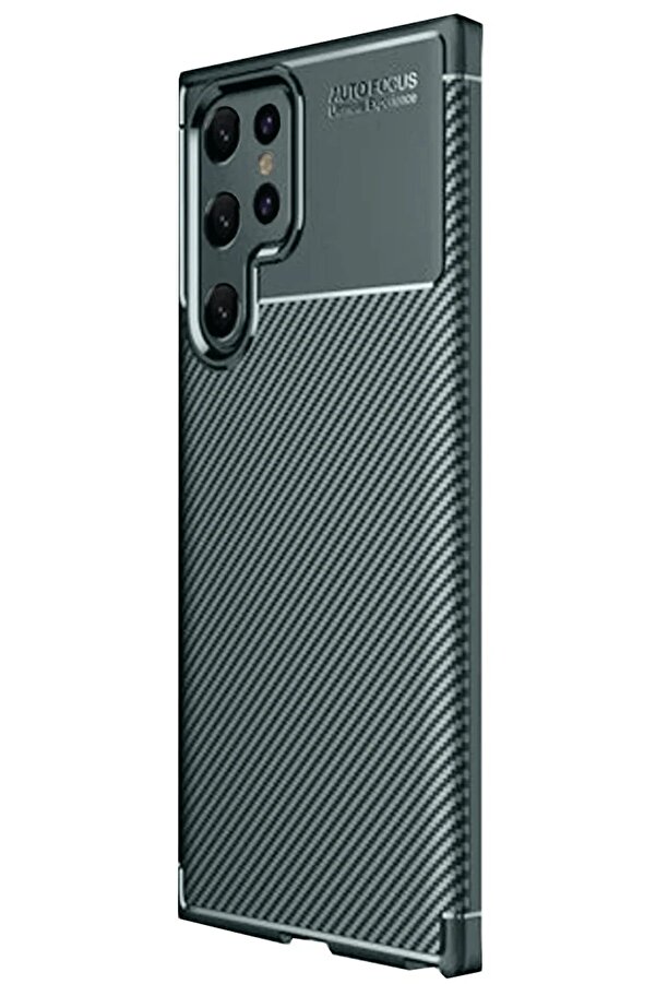 Samsung Galaxy S25 Ultra Kılıf Auto Focus Karbon Kapak - Koyu Yeşi̇l - Dropx5872-6922