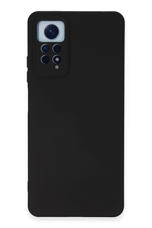 Xi̇aomi̇ Redmi̇ Note 12 Pro 4G Kılıf Nano İçi̇ Kadi̇fe Si̇li̇kon - Si̇yah - Dropx3757-3636