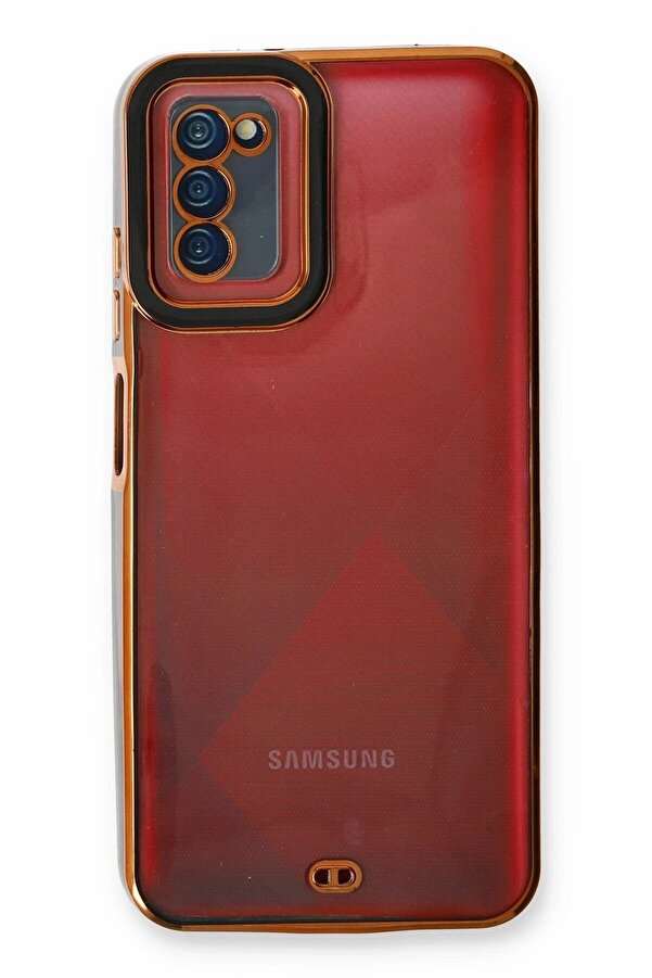 Samsung Galaxy A03S Kılıf Li̇va Lens Si̇li̇kon - Si̇yah - Dropx7837-3100
